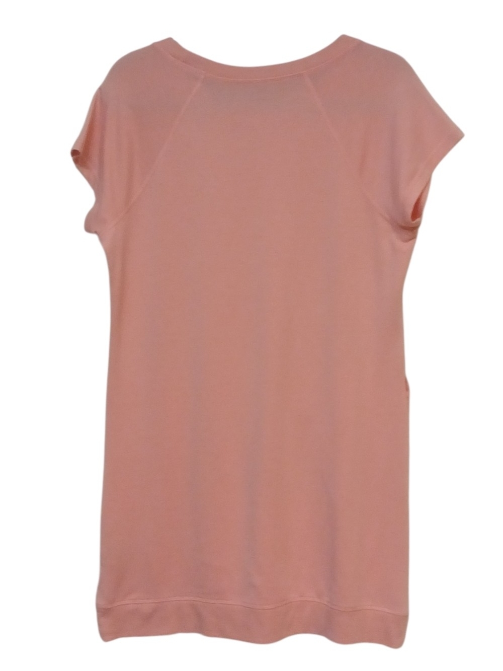 Ideology -Ladies Beach Cover Up, Asymmetrical Hem, Pockets Short Sleeve - Picture 6 of 9